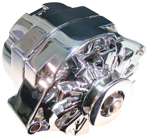 Hitachi Automotive Products HIT-100 1-Wire 100 Amp Chrome Alternator for GM Alternators Hitachi HIT-100