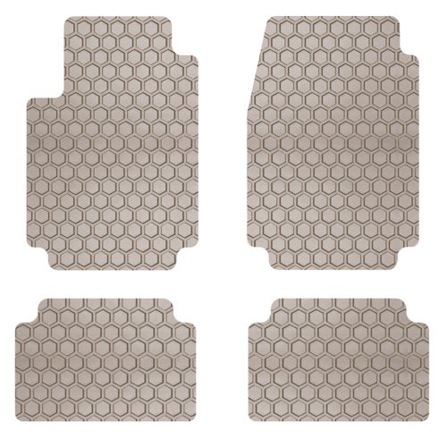 Intro-Tech Hexomat Front and Second Row Custom Floor Mats for Select American Motor Pacer Models - Rubber-like Compound (Tan) Custom Fit Intro-Tech Automotive AP-104-RT-T
