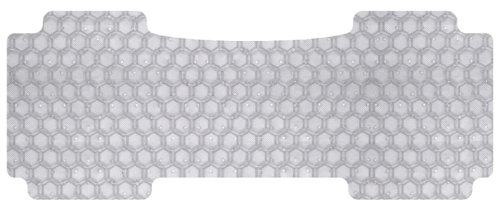 Intro-Tech Hexomat Second Row Custom Floor Mat for Select Volkswagen Vanagon Models - Rubber-like Compound (Clear) Custom Fit Intro-Tech Automotive VW-117A-RT-C