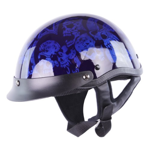 Helmets HCI 100ScreamingSkullsBlue-L