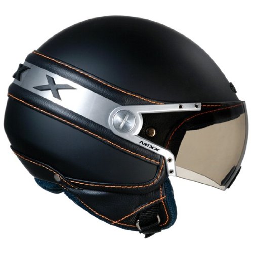 Nexx X60 Ice Open Face Helmet (Soft Black, XX-Large) Helmets Nexx 01x6001034XXL