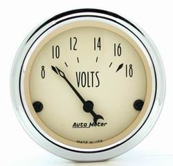Voltmeter Auto Meter 1891