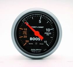 Boost Gauges Auto Meter 3376