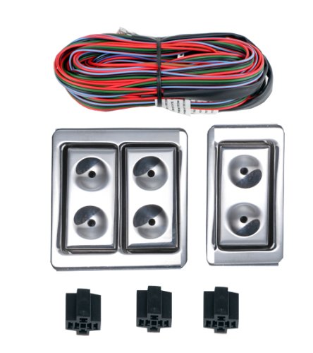Electric-Life 99021 Switch Kit 2 Door Billet Power Window Electric-Life 99021