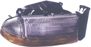 QP D114V-a Dodge Passenger Side Headlight/Corner Light/Park Light Assembly Headlight Assemblies Aftermarket D114V-a