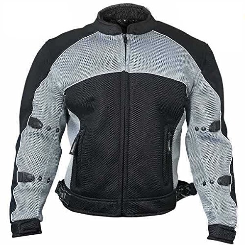 Xelement CF-511 Mens Black Sports Armored Mesh Jacket - 2X-Large Jackets & Vests Xelement 115575