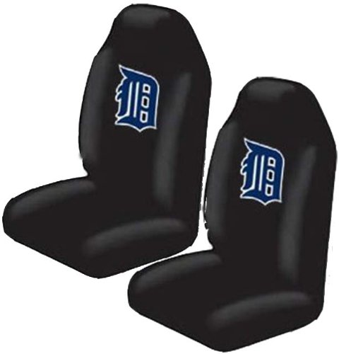 Bucket Seat Covers - MLB Baseball - Detroit Tigers - Pair Accessories Pacific Northwest Auto Group SCDETROITPAIR