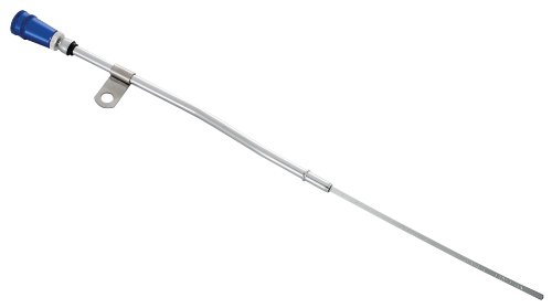 Proform 302-400 Engine Dipstick with Chrome Steel Tube, Aluminum Anodized Blue Knurled Handle and Ford Logo for Ford 289-351 Windsor Hard Parts ProForm 302-400