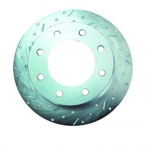 SSBC 33164AA3R Drilled Slotted Plated Front Passenger Side Rotor for 1972-80 280S, 280SE, 280SEL 116 Chassis Rotors SSBC 33164AA3R