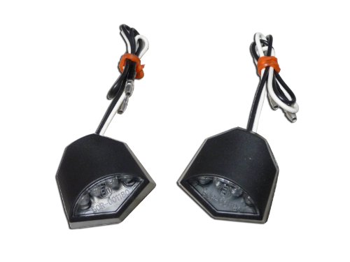 Turn Signal Assemblies & Lenses LuckyBike TL-GJ-013-AM-BK