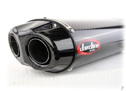 Jardine RT1 Carbon Fiber Dual Outlet Slip On Exhaust System Honda CBR600RR 05 06 Mufflers Jardine JAR-18-1022-524-02