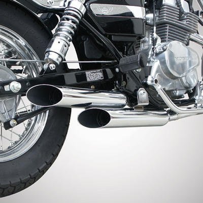 Jardine Rumbler Chrome 2:2 Full Exhaust Pipe Honda CMX250/C/C2 Rebel 85-87/96-09 Mufflers Jardine JAR-14-1905-01