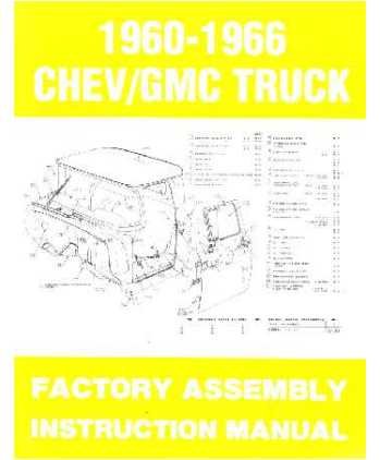1960 1961 1962 1963 GMC PICKUP TRUCK Assembly Manual Software GM c5789R