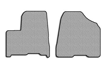 Kia Sedona LX Simplex Carpeted Custom-Fit Floor Mats - 2 PC Set - Black (2007 2008 2009 2010 2011 07 08 09 10 11) Custom Fit Auto Mat Store AV2474c-18-02