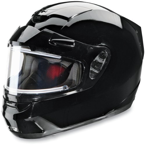 Z1R Venom Solid Helmet with Electric Shield , Size: XL, Primary Color: Black, Distinct Name: Black, Helmet Type: Full-face Helmets, Helmet Category: Snow, Gender: Mens/Unisex 0121-0388 Helmets Z1R 0121-0388