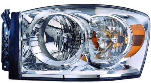 Dodge Ram Pickup (07-08 Only, New Style) Replacement Headlight Assembly - Driver Side Headlight Assemblies AutoLightsBulbs 1114872