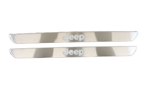 Genuine Jeep Accessories 82212120 Door Sill Guard with Illuminated Jeep Logo Door Entry Guard Jeep 82212120