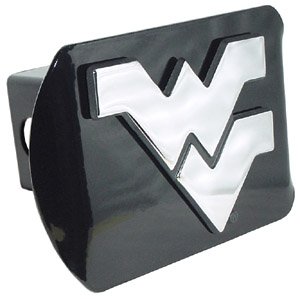 West Virginia Univ. Black Hitch Cover Hitch Covers Elektroplate WV-BLK-HC