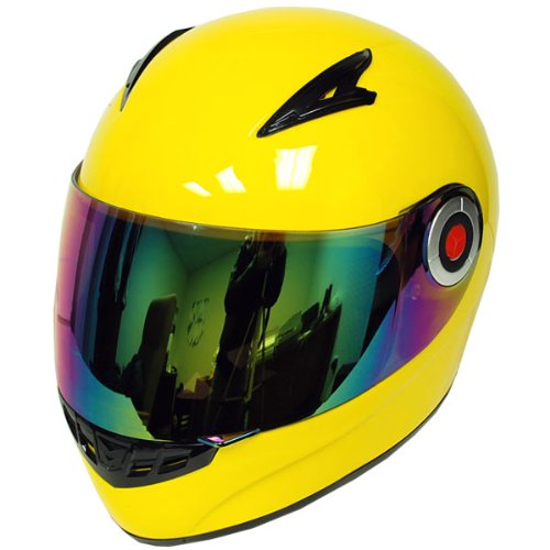 Motorcycle Motocross MX ATV Dirt Bike Full Face Youth Helmet Yellow Helmets HJMYY11T_G_Yellow-M