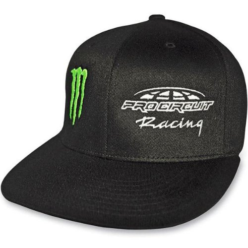 Pro Circuit Monster Hat - Large/X-Large/Black Baseball Caps Pro Circuit 2501-1115
