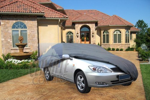 SUPERIOR 4 LAYER MATERIAL 100% WATERPROOF CAR COVER COVERS : FITS LENGTH 190 - 210 Universal Fit CC4L-38