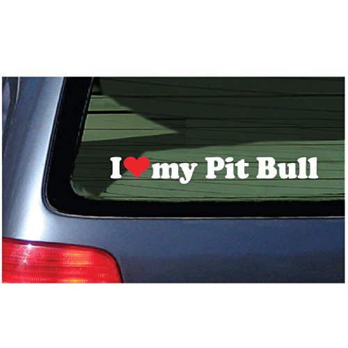 Bumper Stickers, Decals & Magnets Stickermatic lovepitbull