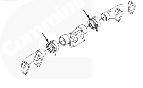 Exhaust Manifold Cummins 4923996