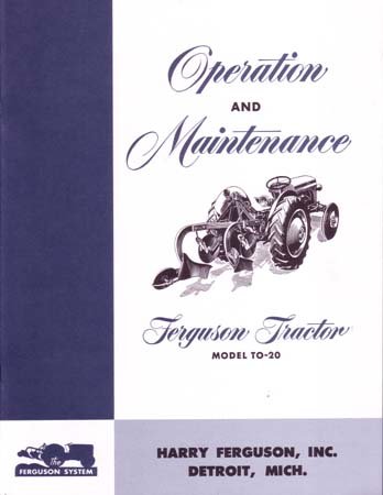 Software Ford FORD FERGUSON TO-20 TO20 TO 20