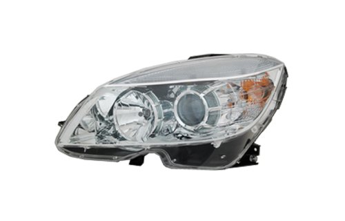 TYC 20-6998-90 Mercedes Benz Driver Side Headlight Assembly Headlight Bulbs TYC 20699890