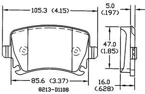 Brake Pads Power Stop 16-1108