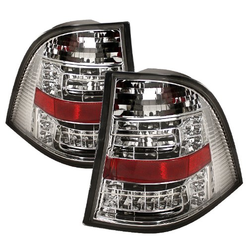 Spyder Auto Mercedes Benz W163 ML Chrome LED Tail Light Tail Light Assemblies Spyder Auto 847245006097