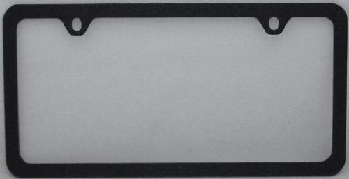 Blank Black Metal License Plate Frame Frames Lpsusa BF107B