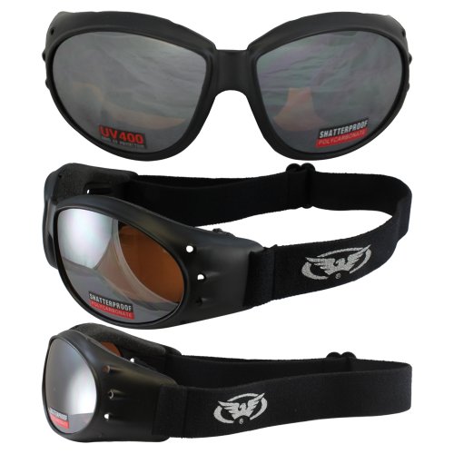 Motorcycle & Powersports Global Vision Eyewear GV-ELIM-BK-DRM