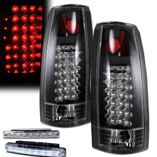 Brake & Tail Light Assemblies RXMOTOR 03-CF8898LEDG2JM+CBL-DRL-8LED-C