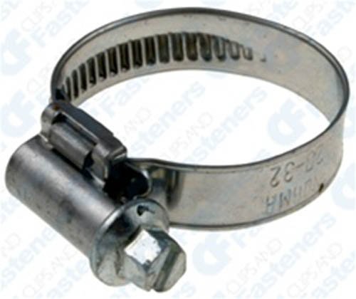10 European Style Hose Clamp 3/4-1-1/4 20mm-32mm Range Clamps & Sleeving Clipsandfasteners Inc 2946715
