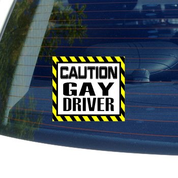 Bumper Stickers Caution Stickers S2385