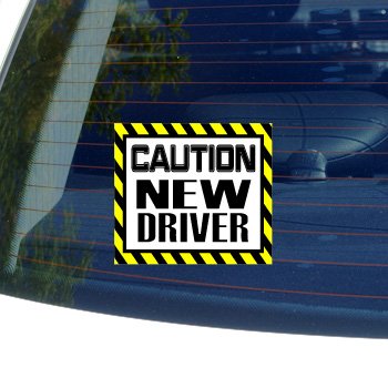 Bumper Stickers Caution Stickers S2328