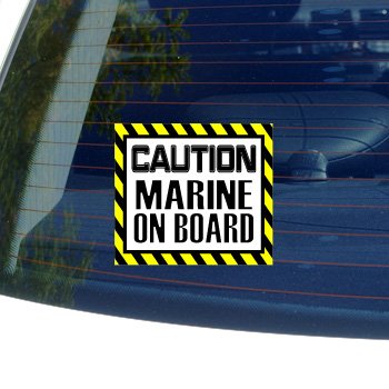 Bumper Stickers Caution Stickers S2491