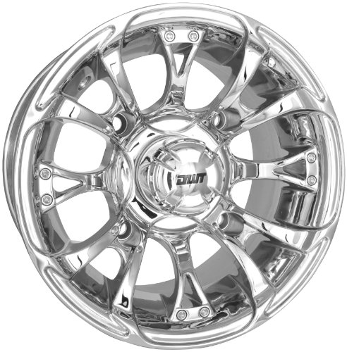 Douglas Wheel Nitro Wheel - 12x7 - 2+5 Offset - 4/115 - Chrome , Color: Chrome, Bolt Pattern: 4/115, Wheel Rim Size: 12x7, Rim Offset: 2+5, Position: Front/Rear 989-25C ATV Douglas 989-25C