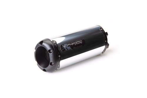 Two Brothers Racing (005-1460406V-B) Black Series Slip-On Exhaust System with M-2 Aluminum Canister Mufflers Two Brothers Racing 005-1460406V-B