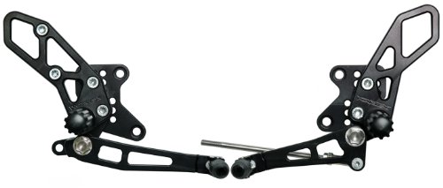 Vortex RS424K Black Rear Set Rearsets Vortex RS424K