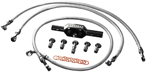 Goodridge High End Front Brake Line Kit - +6in Length HD0091-3FCH/CL+6 ABS Goodridge HD0091-3FCH/CL+6