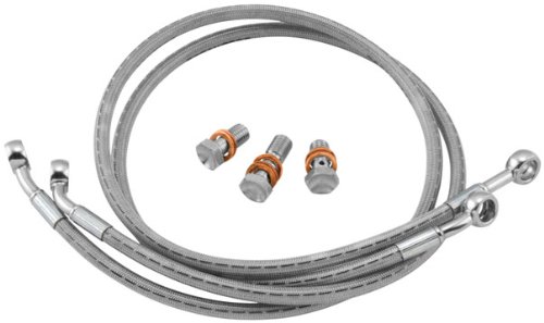 Goodridge Stainless Steel Braided Brake Line Kit YA2849-2FC ABS Goodridge YA2849-2FC
