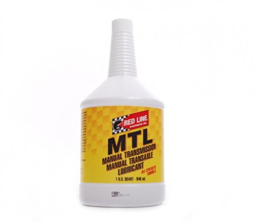 Red Line MTL Manual Transmission Oil- Pack of 4 Quarts Transmission Fluids Red Line Oil 50204-4