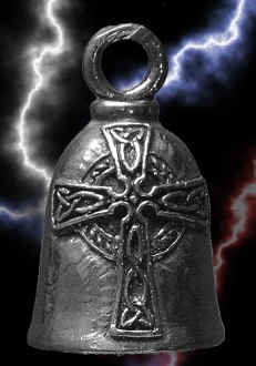 Celtic Cross Guardian Biker Bell Bike Bells Guardian Bells AB-49-GB