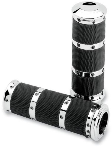 Performance Machine Contour Renthal Wrapped Grips - XL - Chrome , Color: Chrome 0063-2026-CH Grips Performance Machine 00632026CH