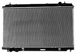 TYC 13038 Nissan 350Z 1-Row Plastic Aluminum Replacement Radiator Radiators TYC 13038
