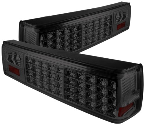 Spyder Auto ALT-ON-FM87-LED-SM Ford Mustang Smoke LED Tail Light Tail Light Assemblies Spyder Auto ALT-ON-FM87-LED-SM