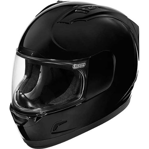 Icon Solid Men's Alliance Street Racing Motorcycle Helmet - Black / 3X-Large Helmets ICON 0101-4942-PU-AMA