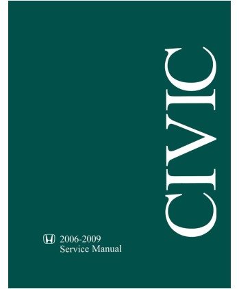 2006 2007 2008 2009 Honda Civic Shop Service Repair Manual Engine Drivetrain OEM Diagnostic & Test Tools Honda 10196R